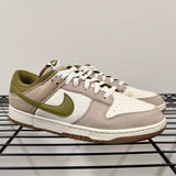 Olive and khaki Nike dunks