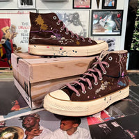 Bandulu x Chuck 70 High ‘Paint Splatter’ - Cappuccino Base