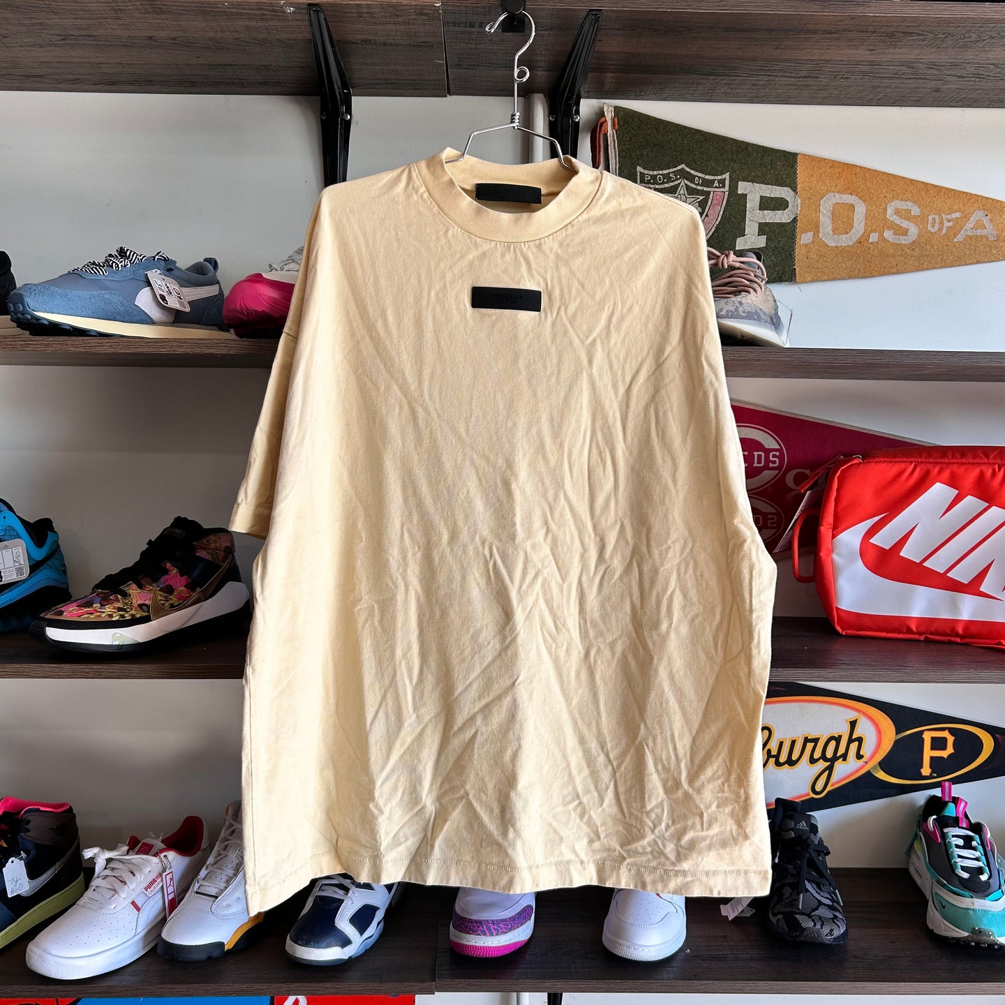 Essentials tee ( there is some staining)