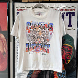 Vintage 1990 Detroit Pistons collage t-shirt