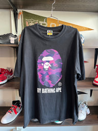 Purple Bape Head Tee