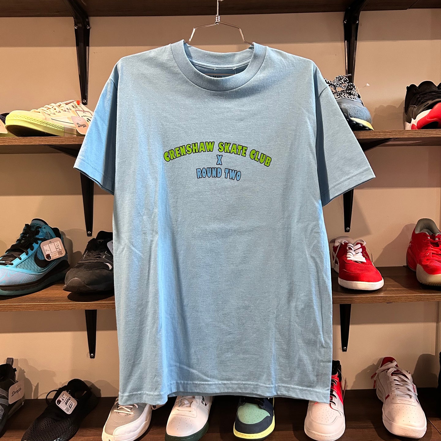 Round two x Crenshaw skate club tee