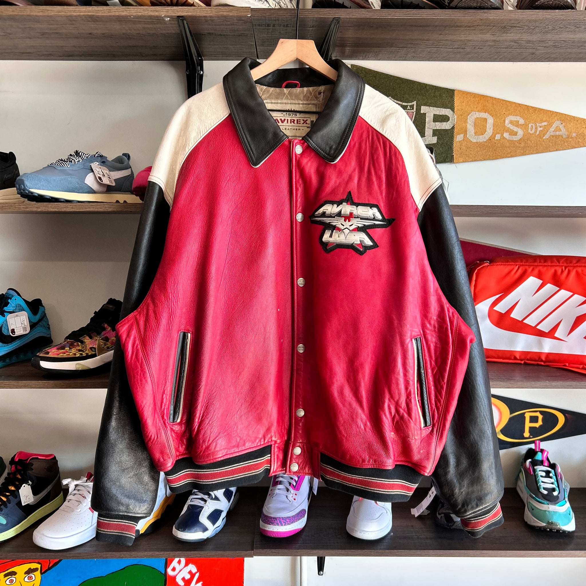 Vintage Avirex USA Leather Jacket