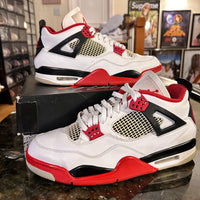 Varsity red Jordan 4’s