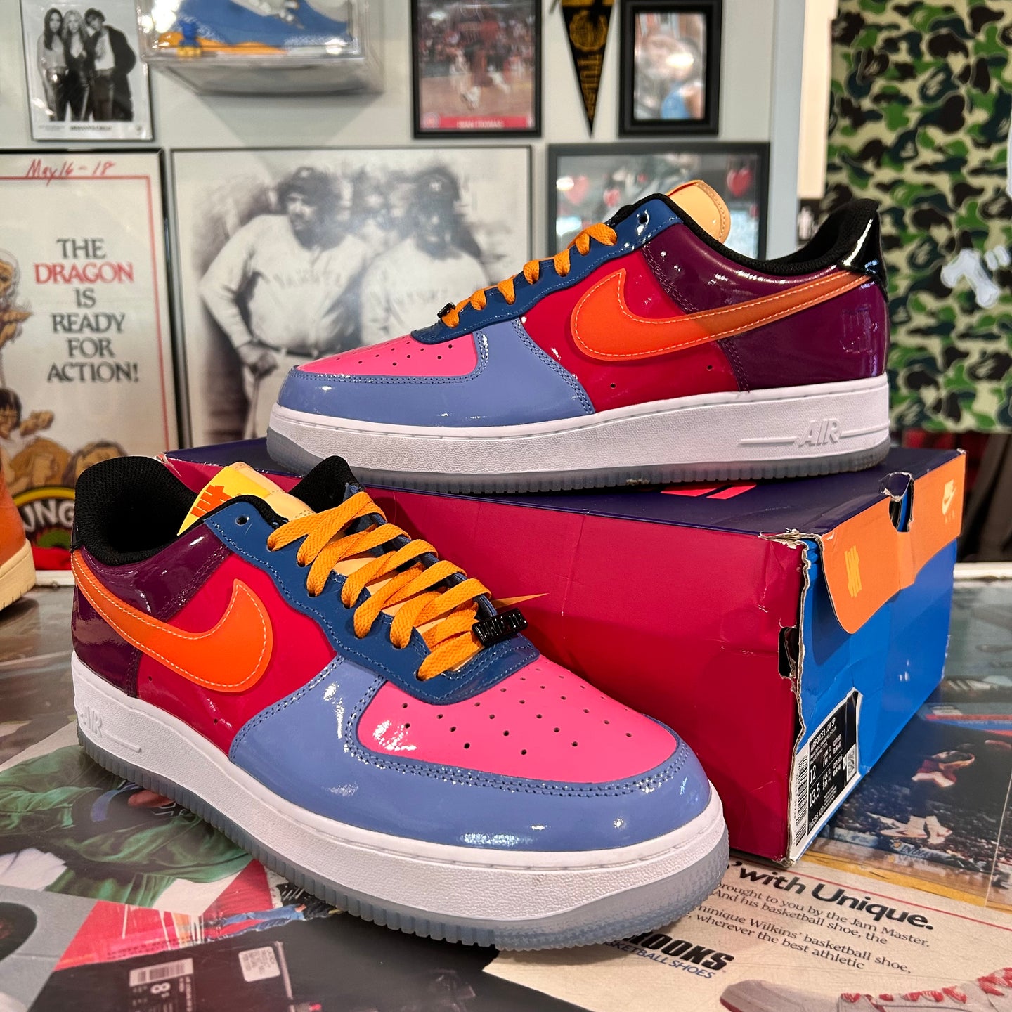 Undefeated AF1 Total Orange