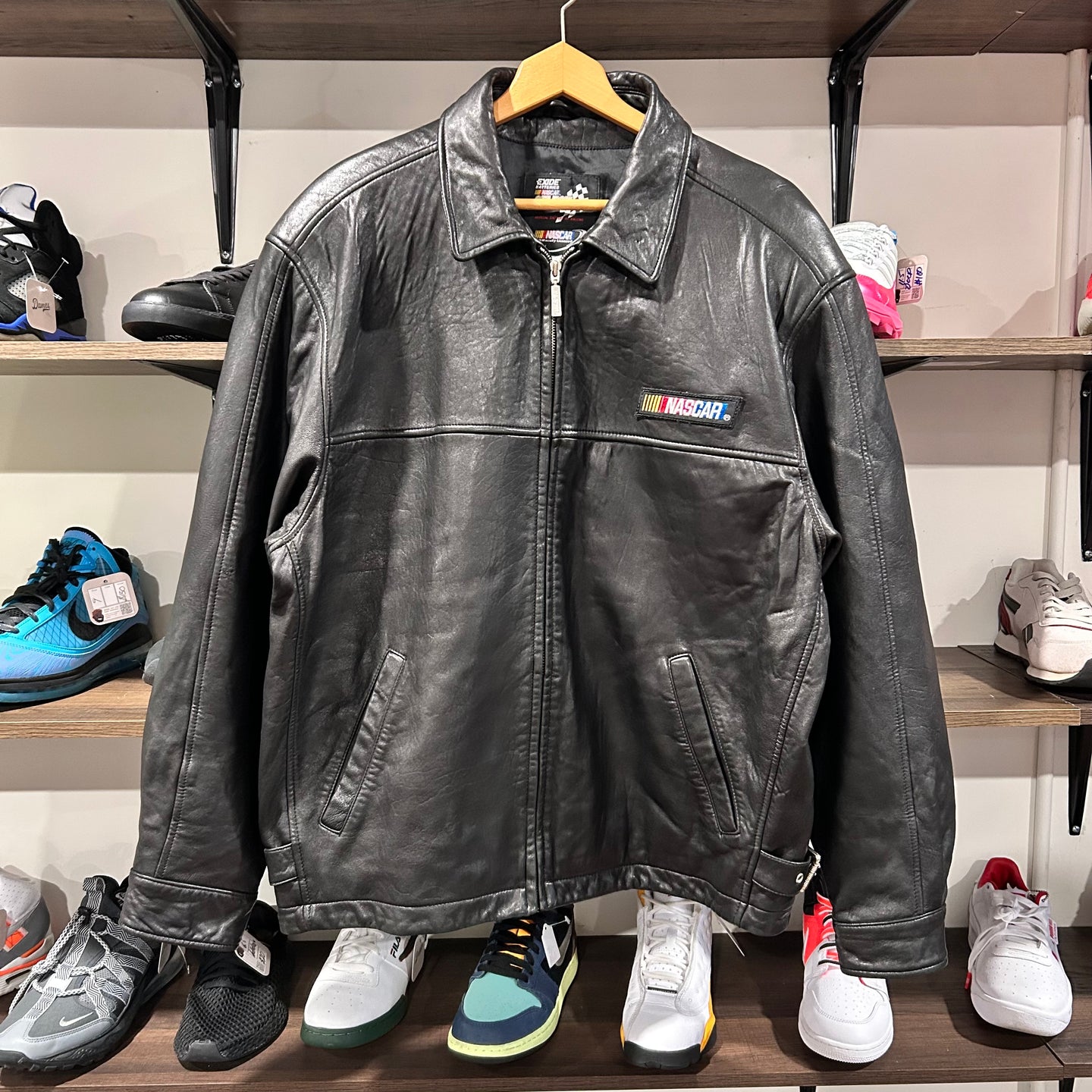 Butter soft Leather NASCAR jacket