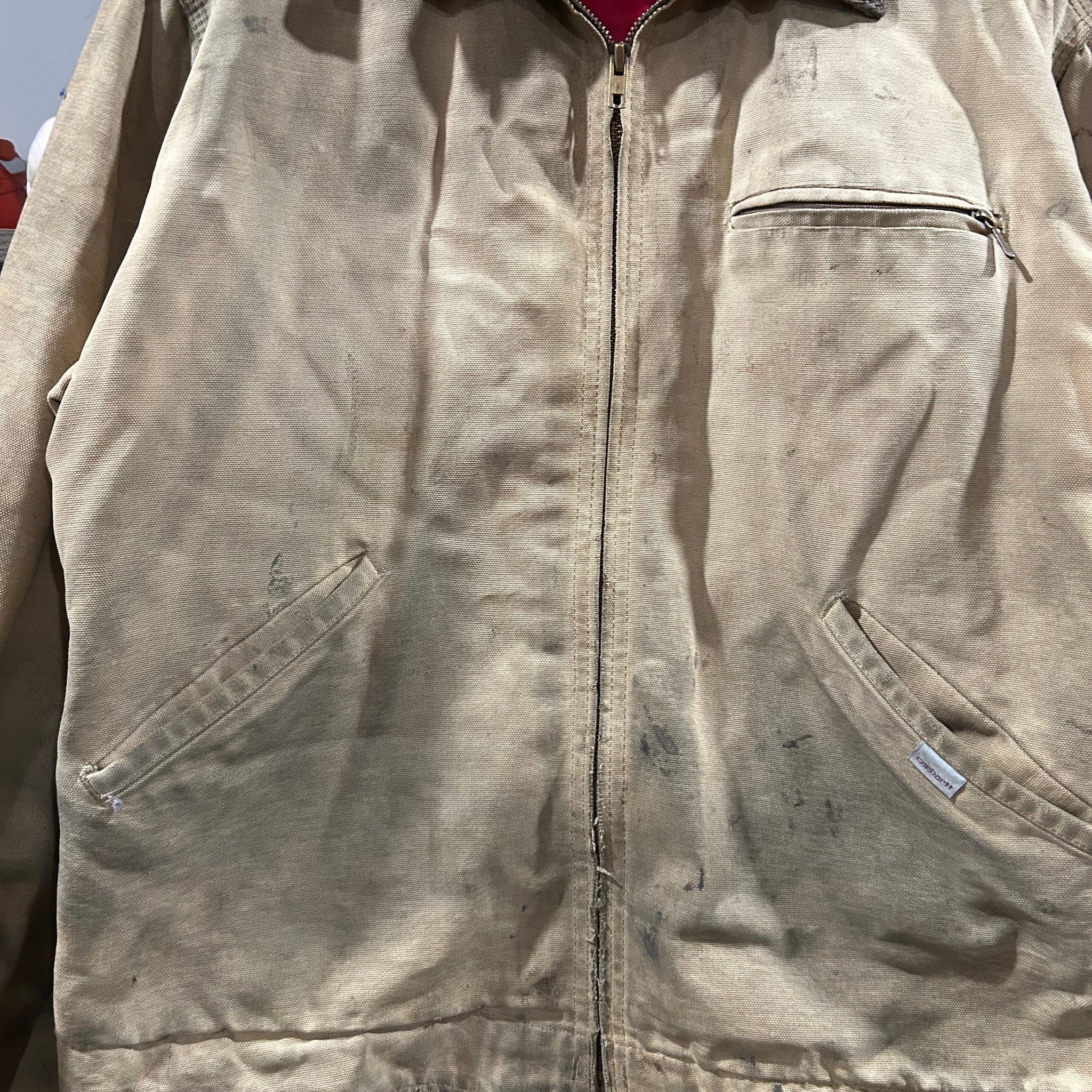 Vintage Dirty Carhartt Detroit jacket