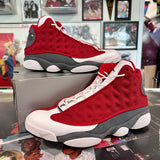 Red flint Jordan 13’s