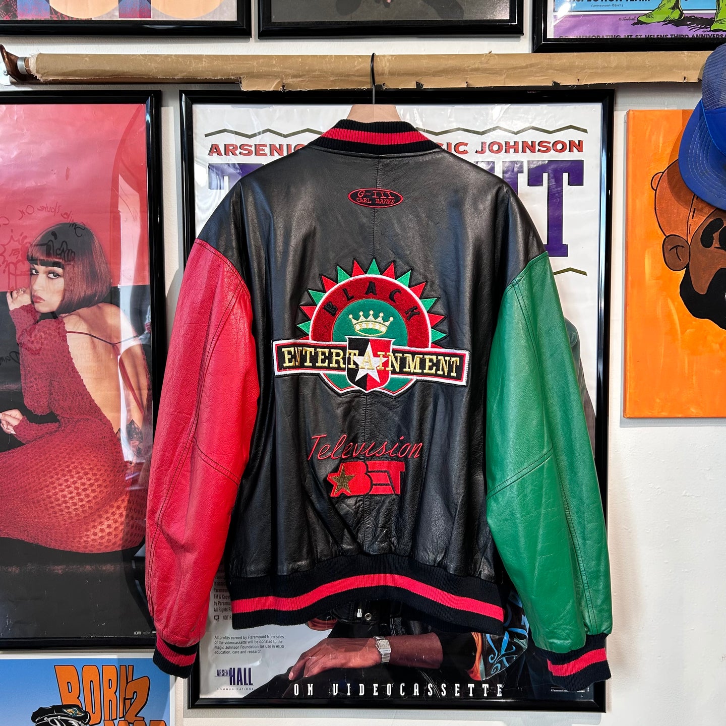 1990 Carl Banks BET Leather Jacket