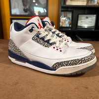 True blue jordan 3’s