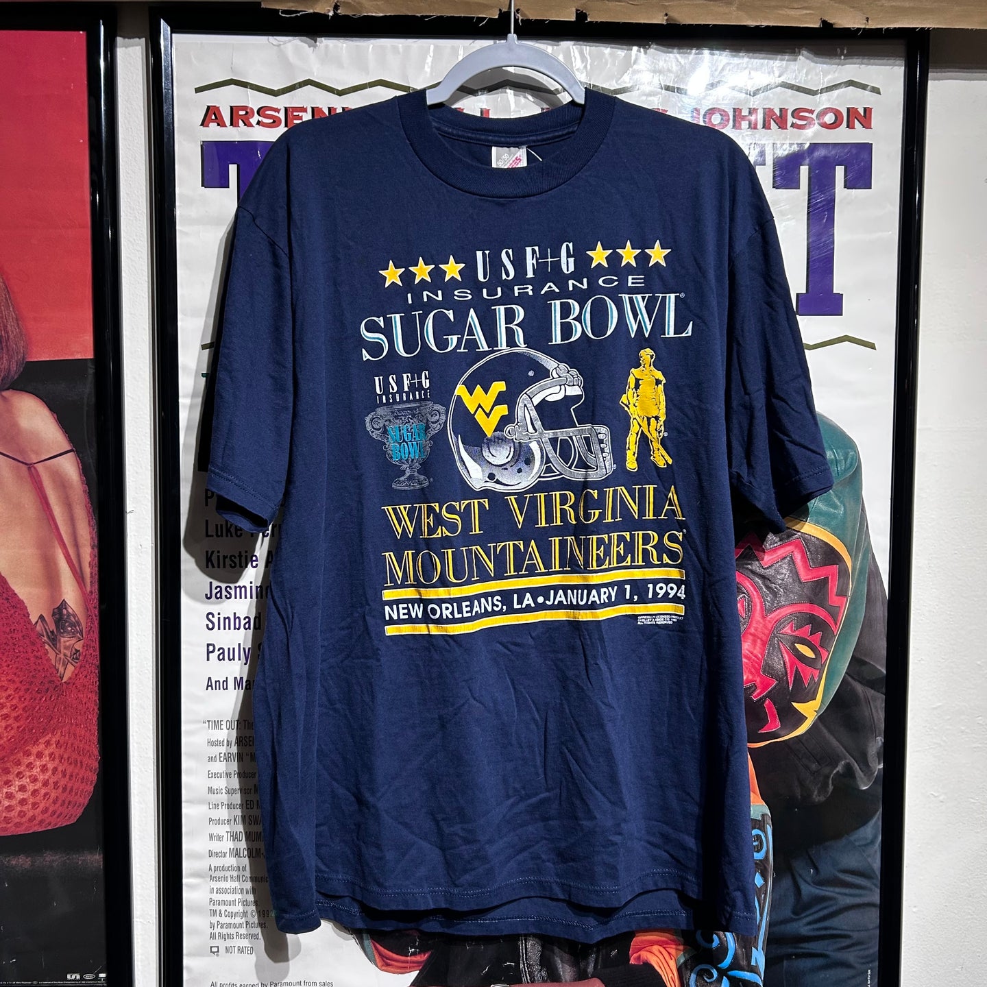 Vintage West Virginia football tee