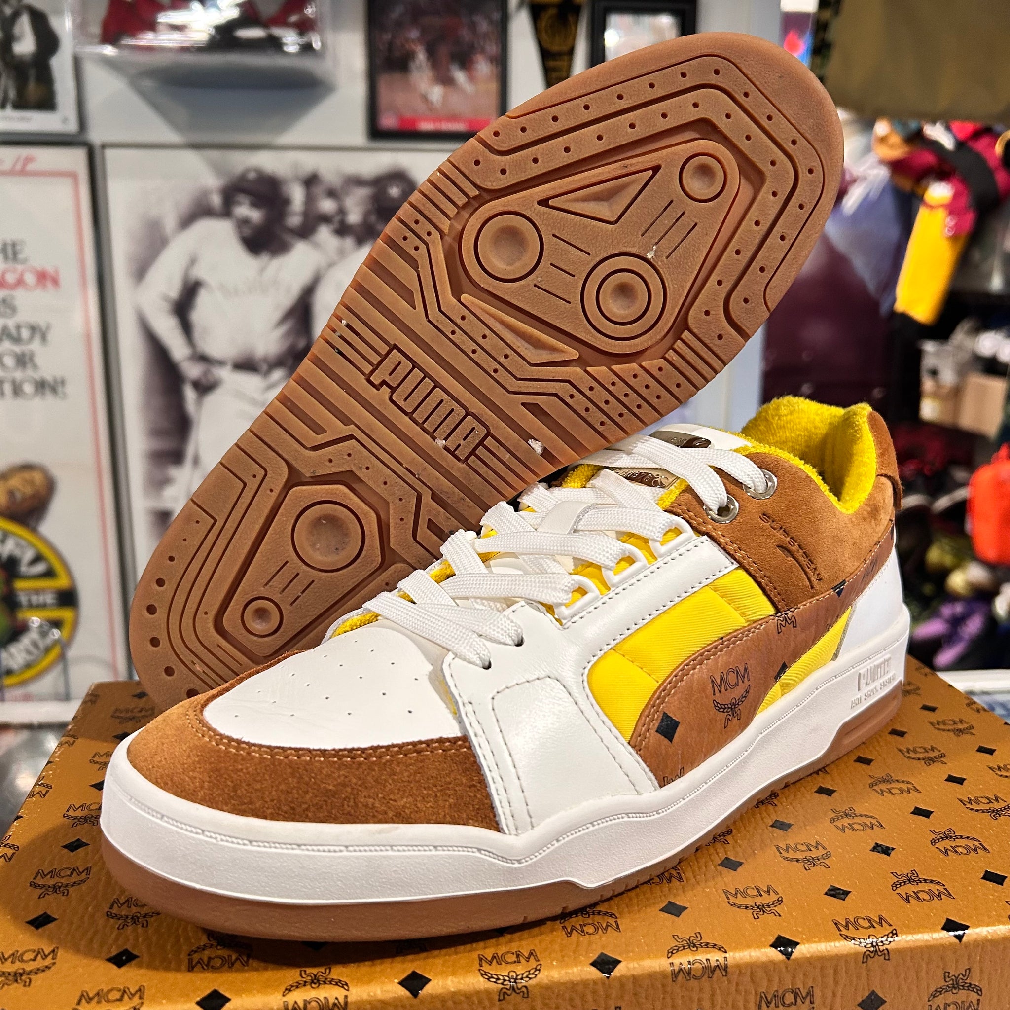 Mcm x puma sneakers