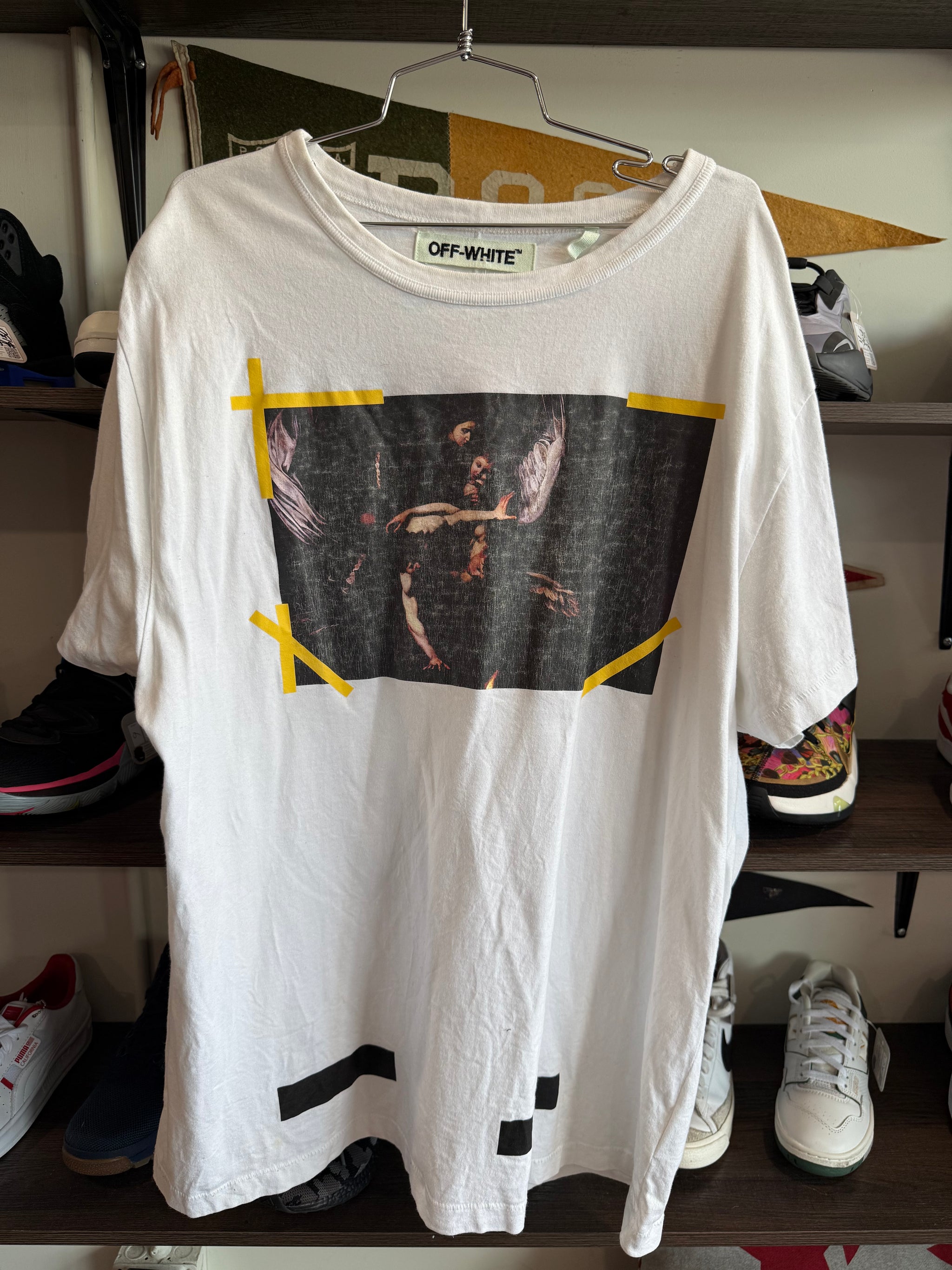 OFF WHITE PAINTING TEE