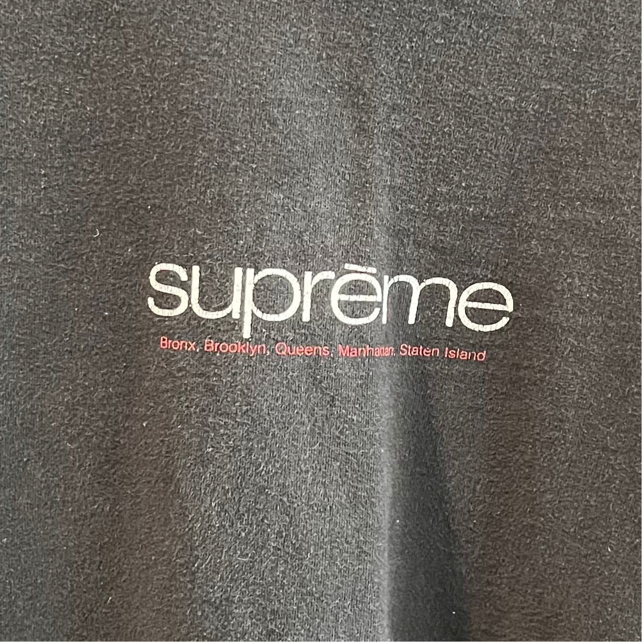 Supreme NYC Boroughs T-shirt