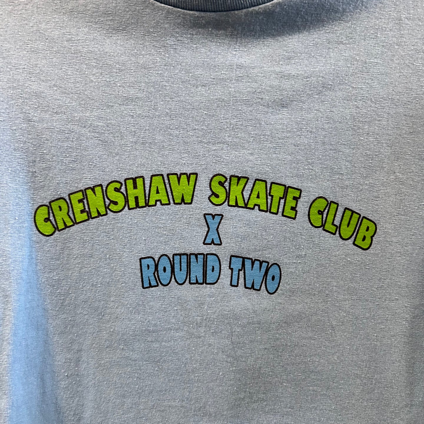 Round two x Crenshaw skate club tee