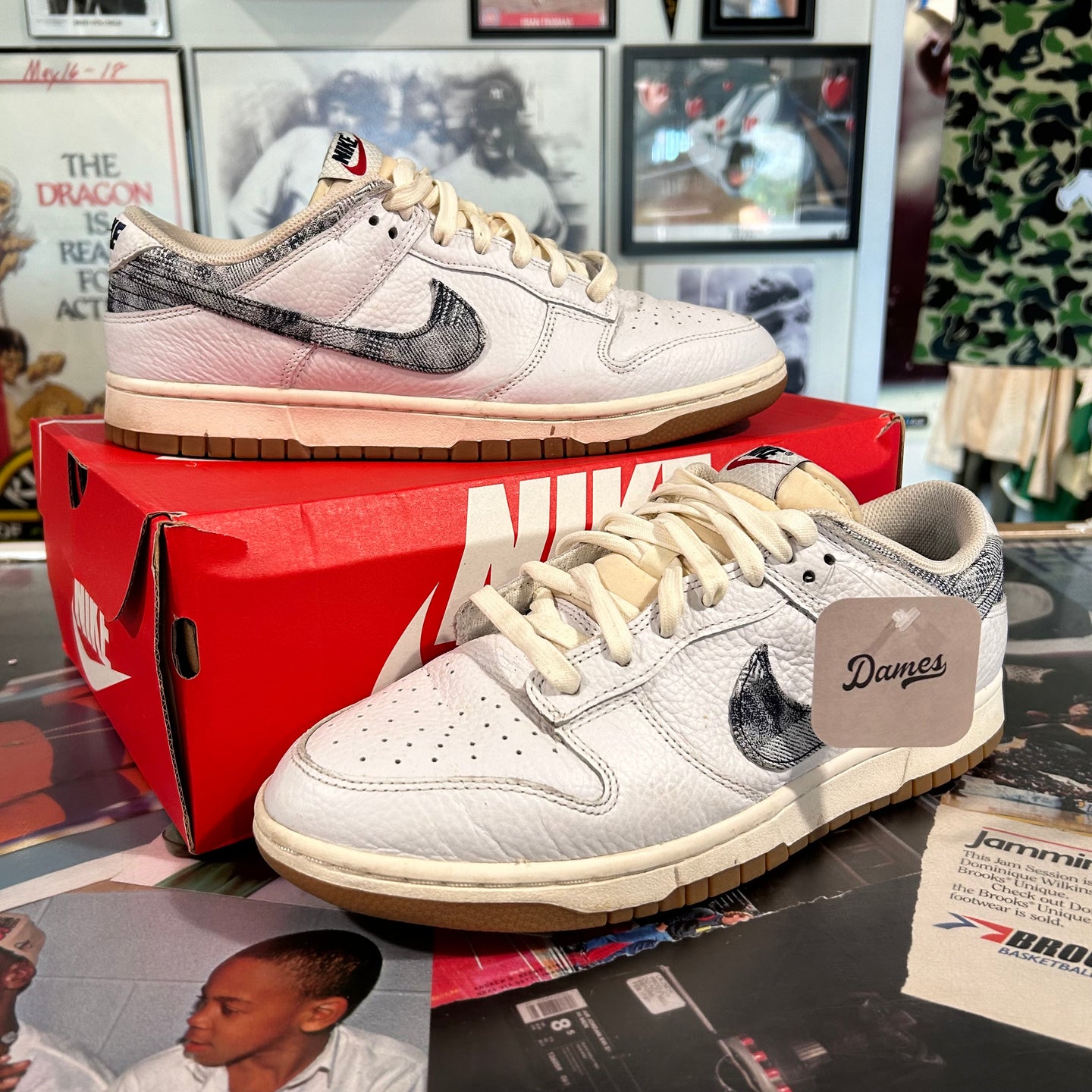 Nike snakeskin dunks