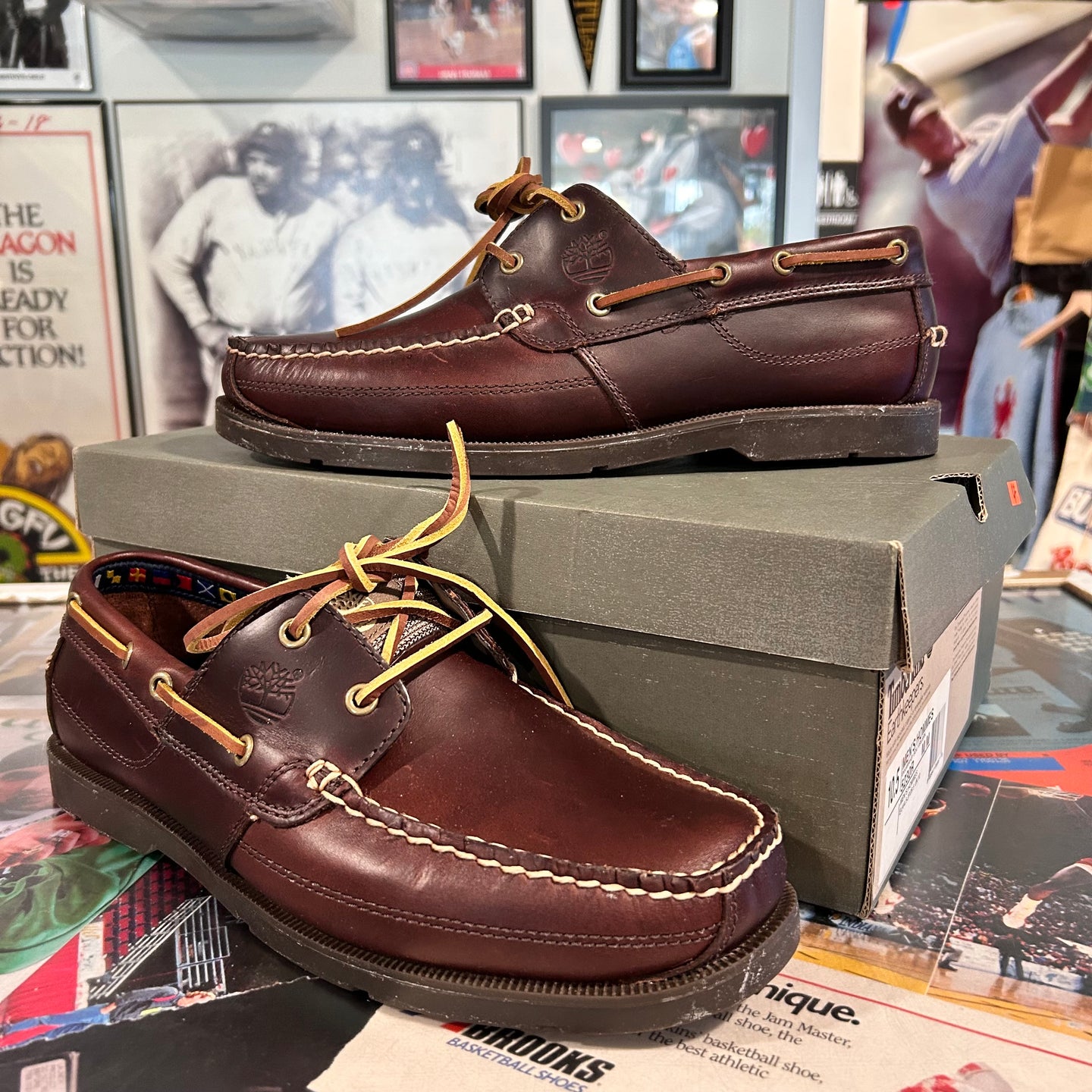 Timberland vibram deck shoes
