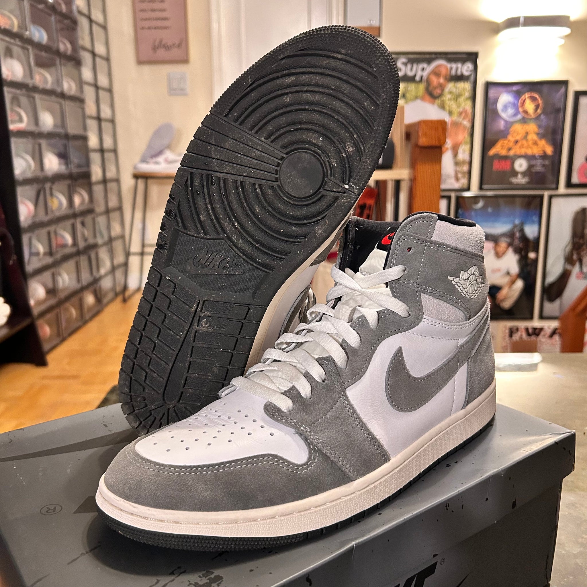 Washed Black Jordan 1’s