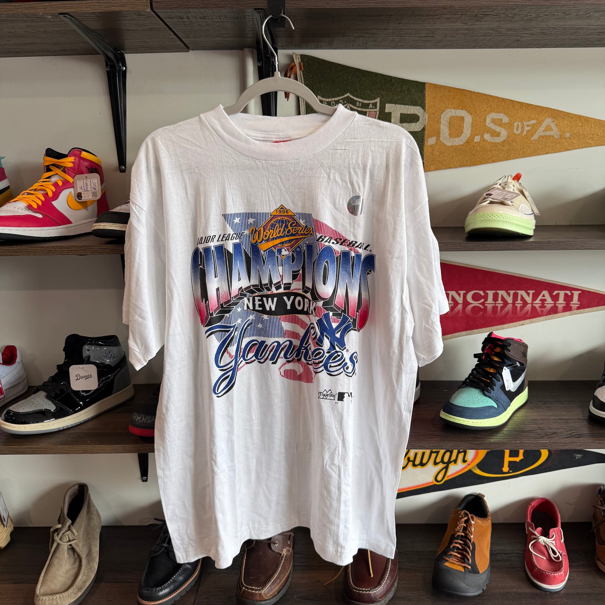 1996 Dead Stock New York Yankees World Series Champions T-shirt
