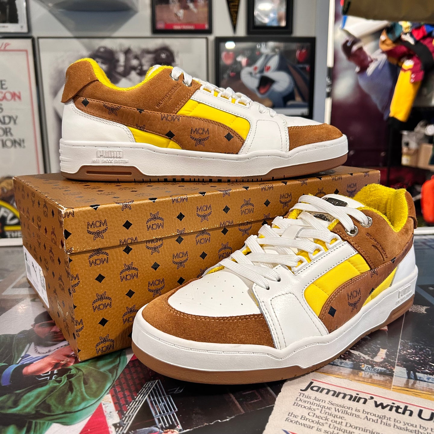 Mcm x puma sneakers