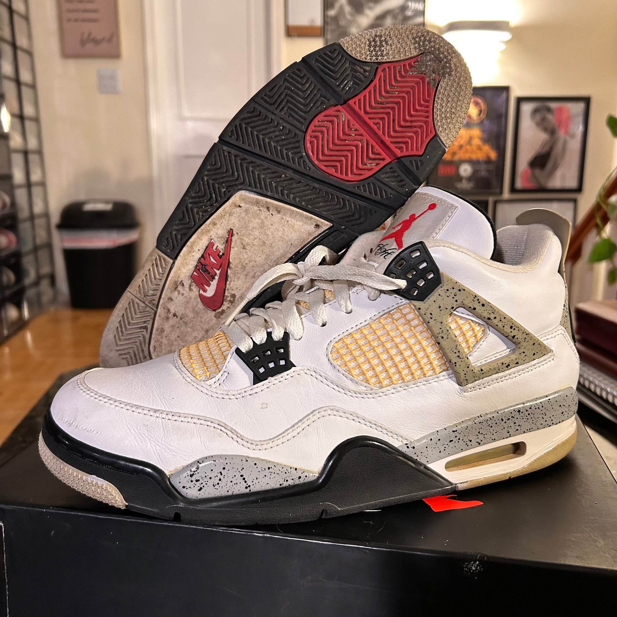 2016 white cement 4’s 9