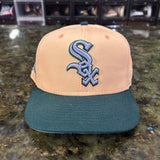 White six fitted cap