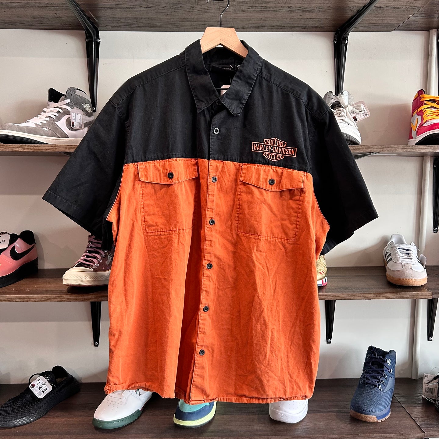Harley Davidson short sleeve button up