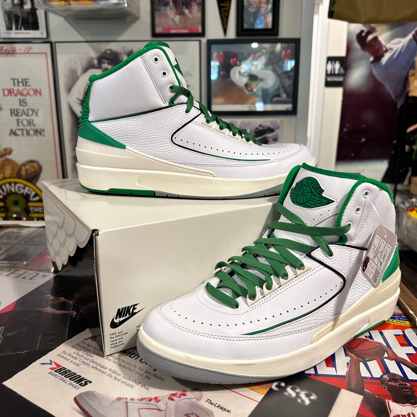 Pine Green Jordan 2’s