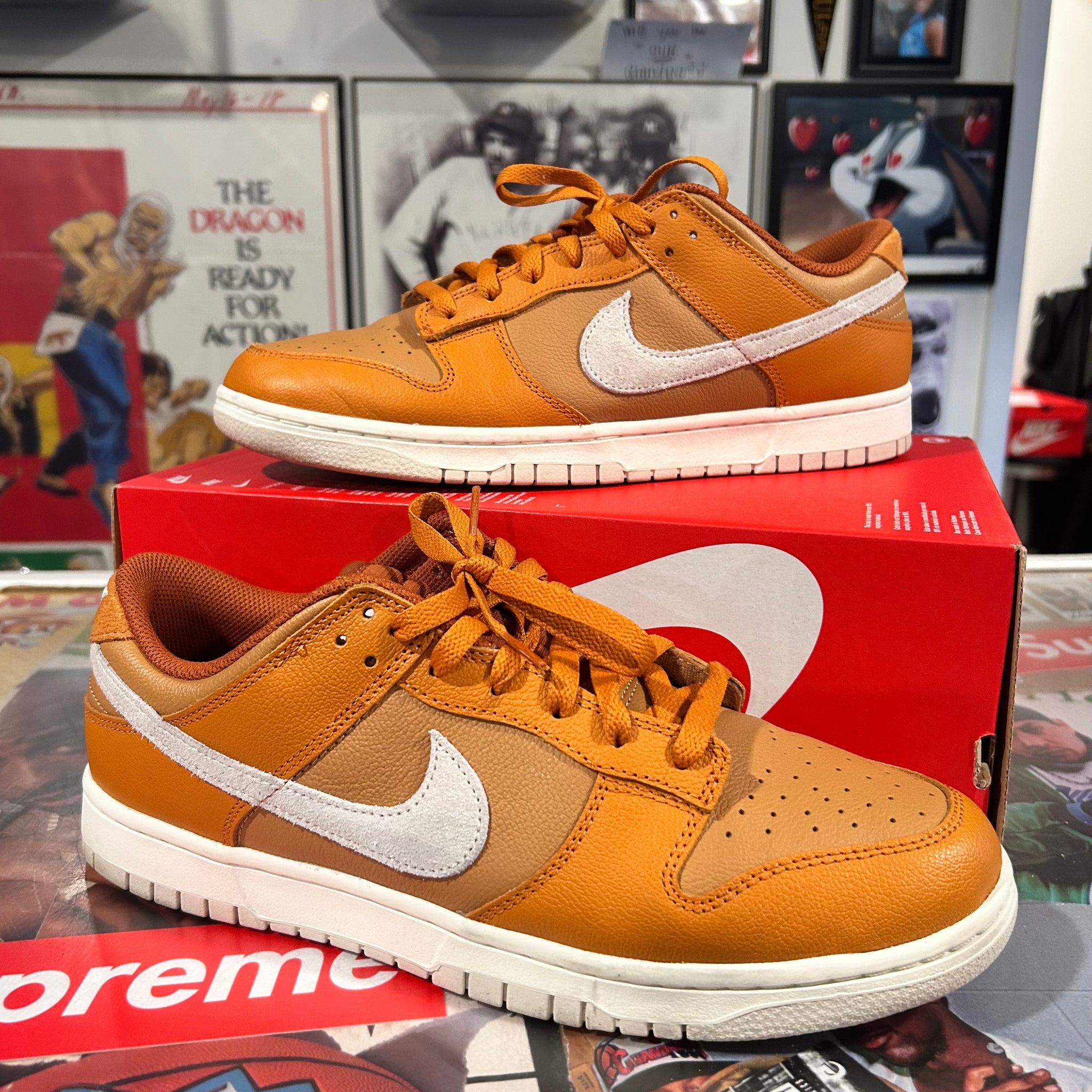 Orange Nike Dunks