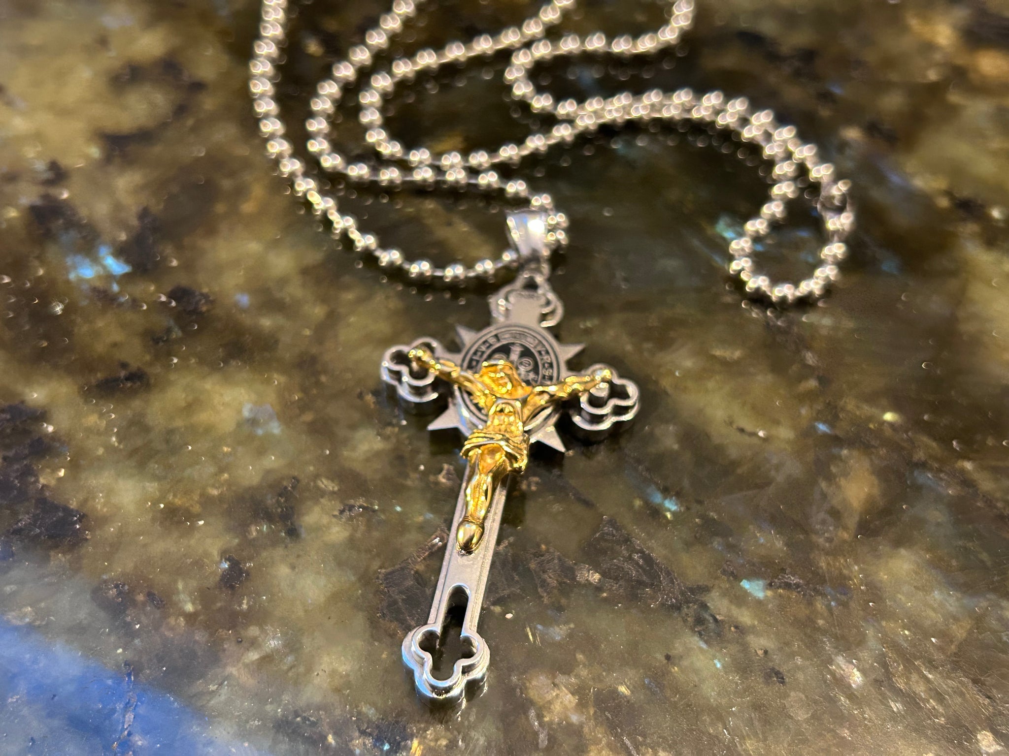 Stainless steal cross necklace