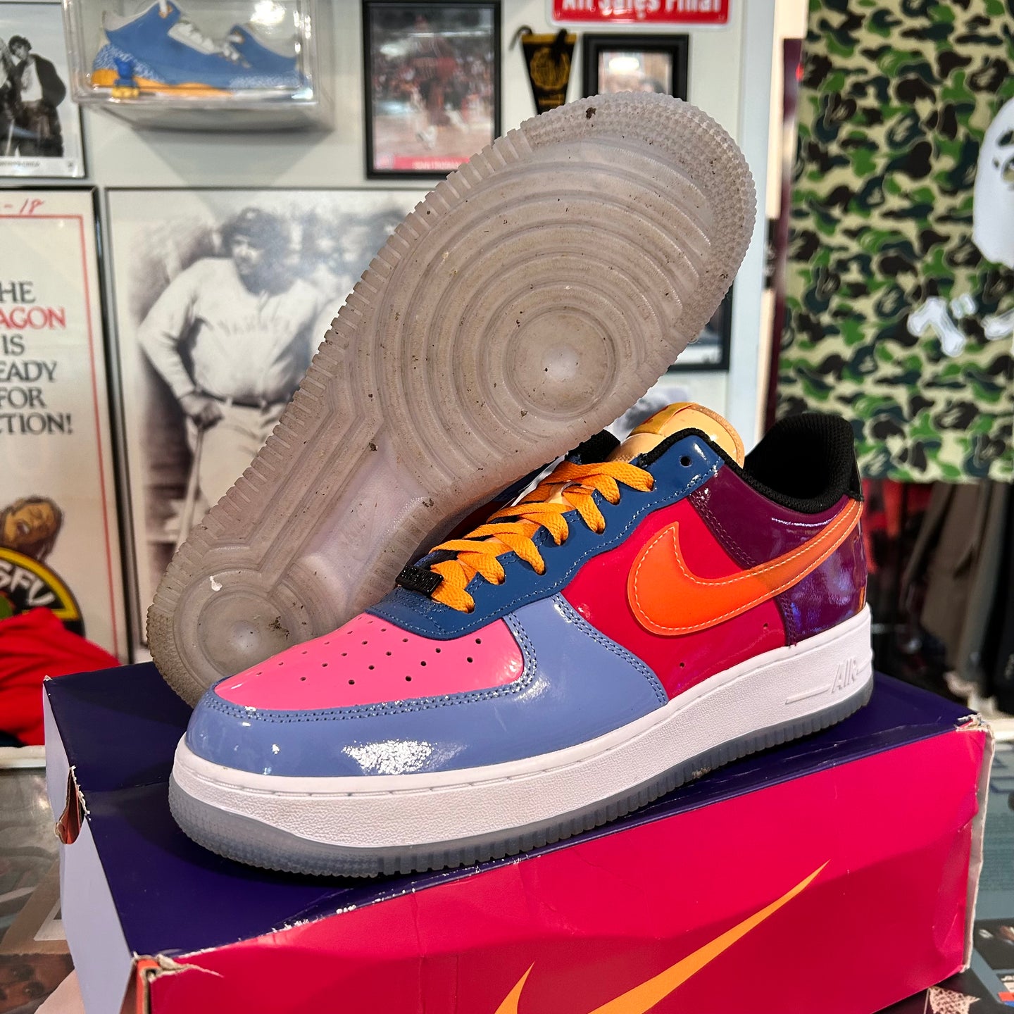 Undefeated AF1 Total Orange