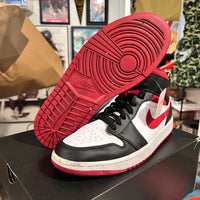 Jordan 1 mids red and black