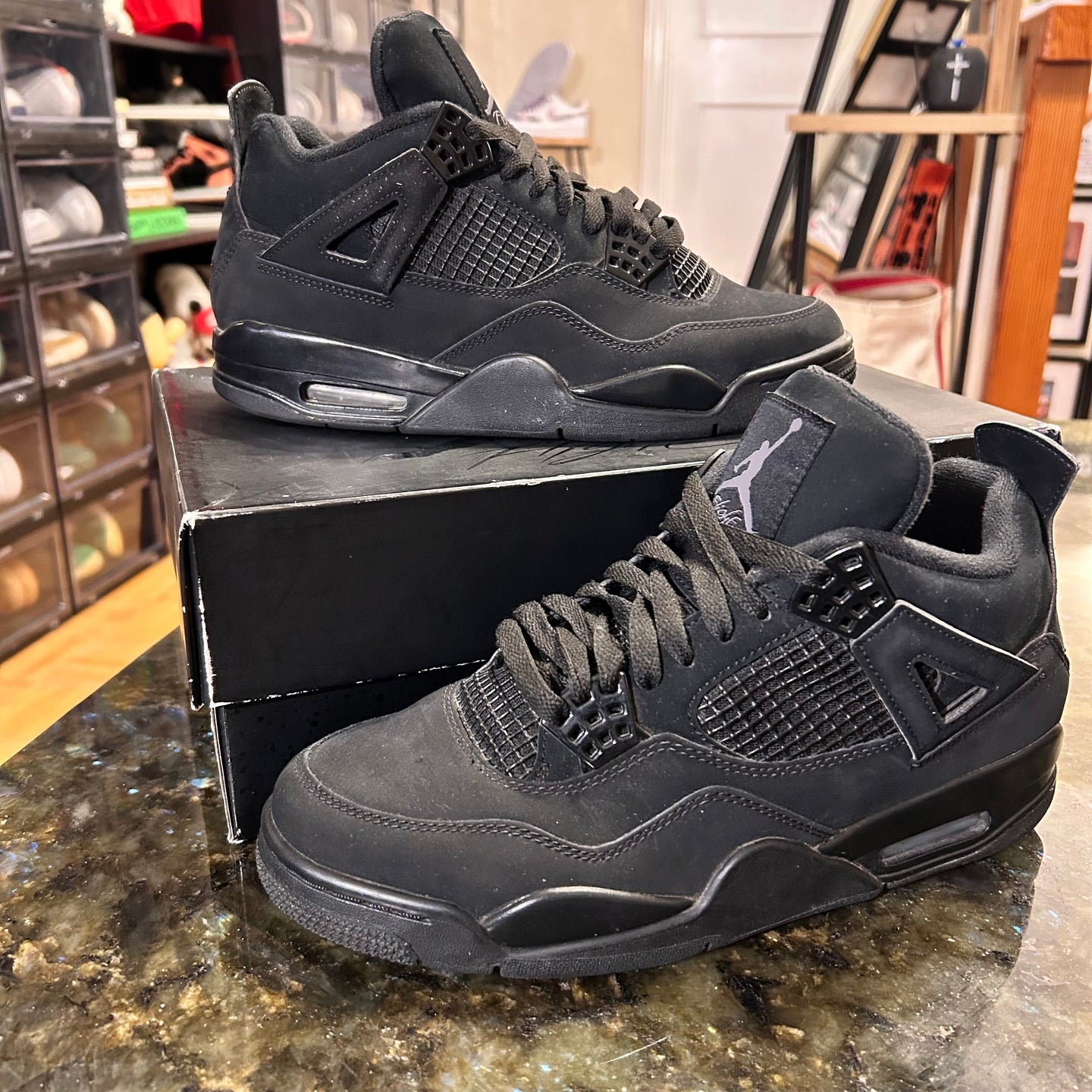 Black Cat Jordan 4’s