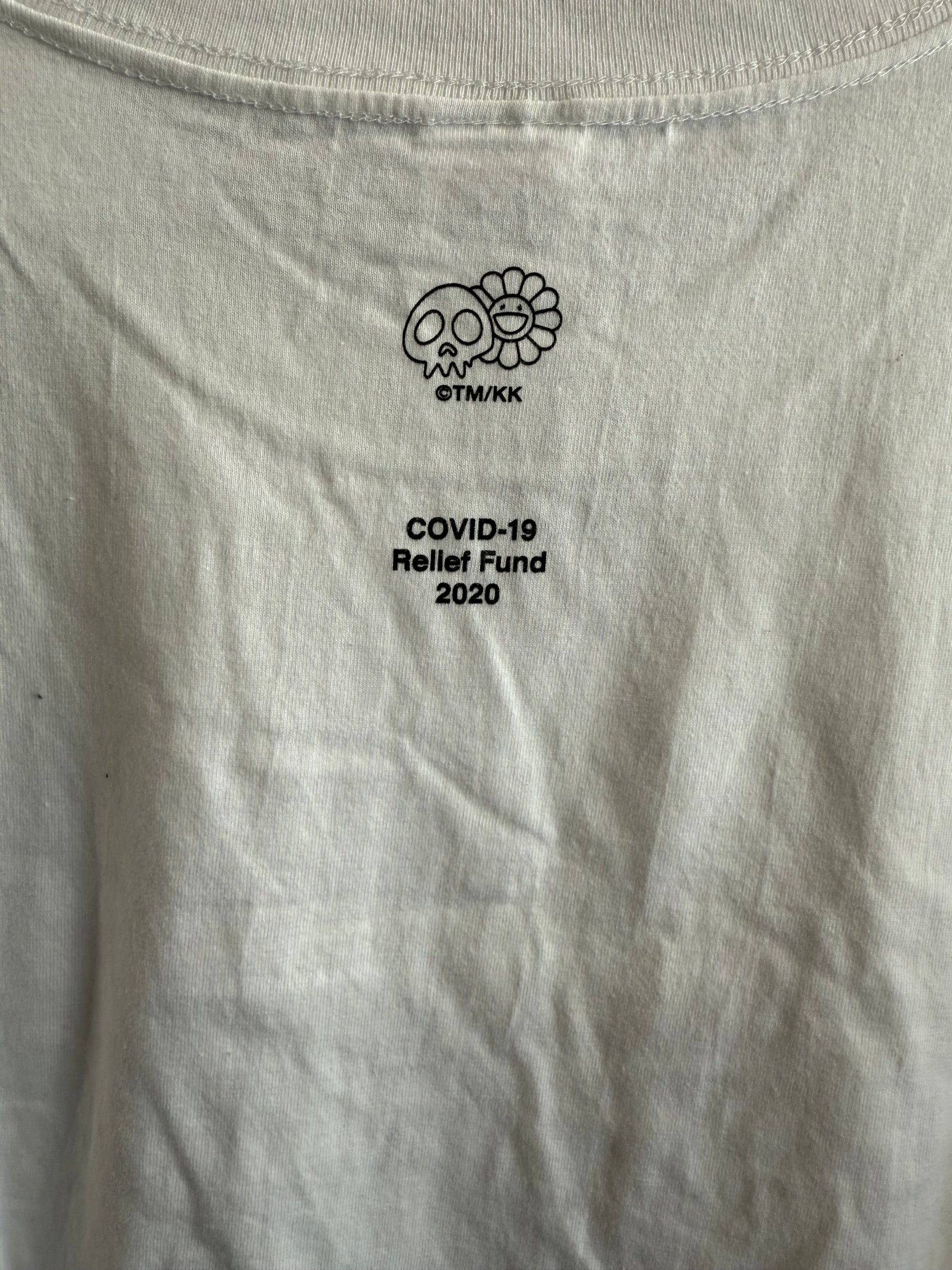Supreme Takashi Murakami COVID-19 Relief Box Logo Tee