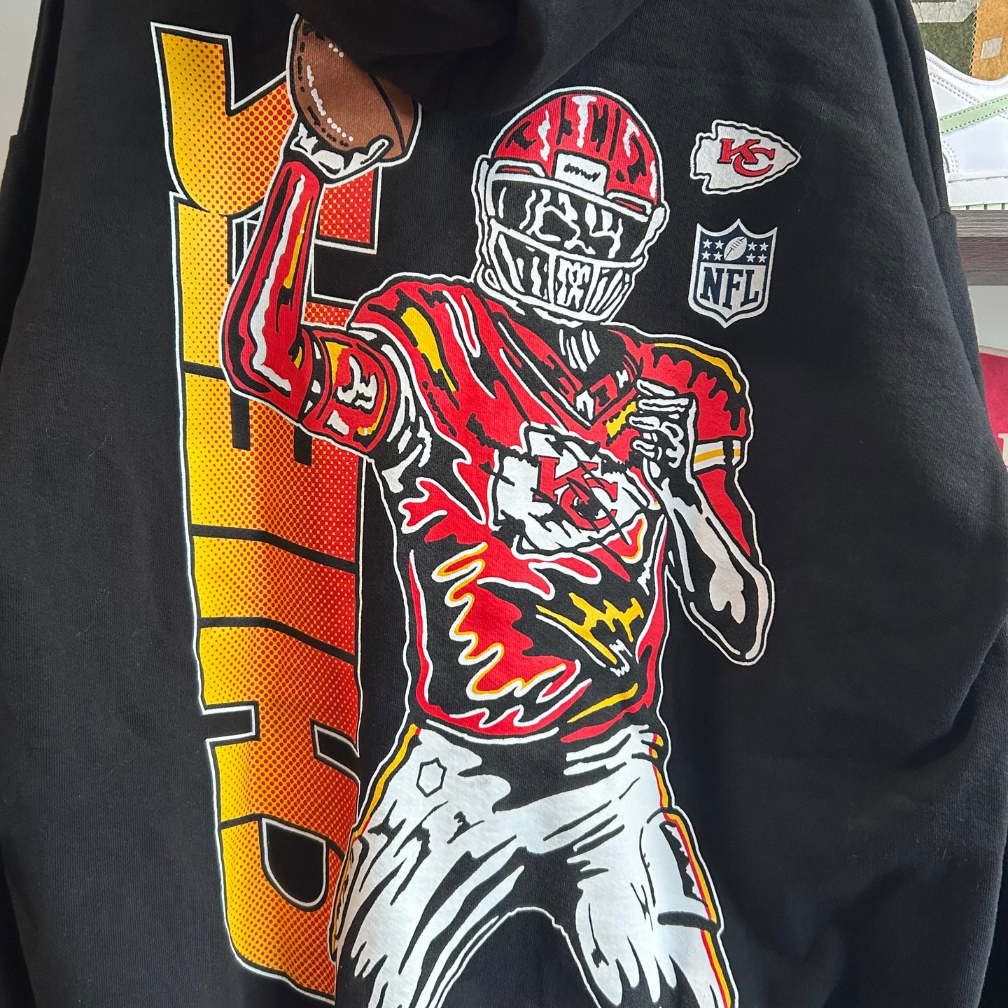 Warren lotus x chiefs football nfl hoody