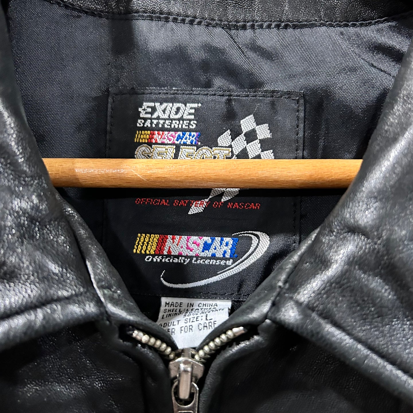 Butter soft Leather NASCAR jacket