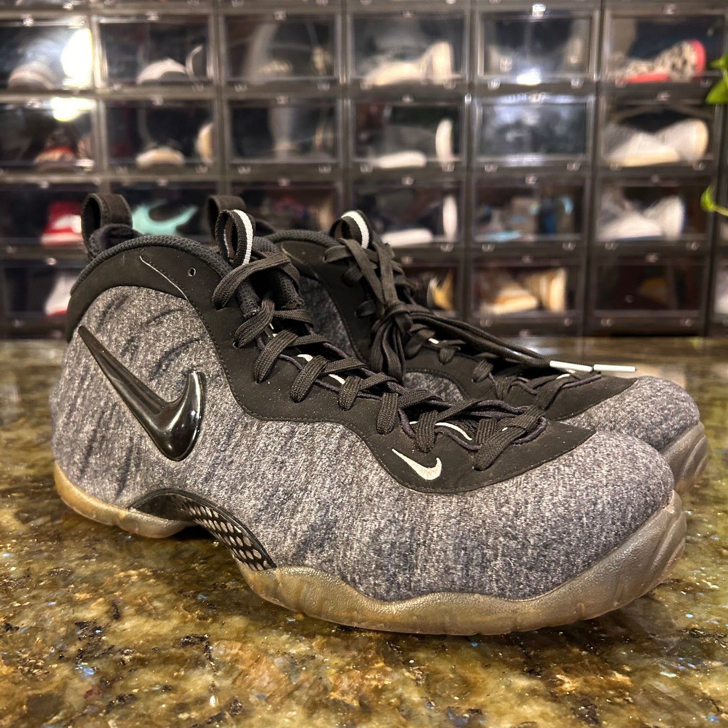 Wool Nike foam posites