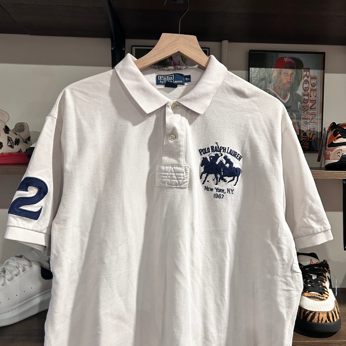 White polo multi horse polo