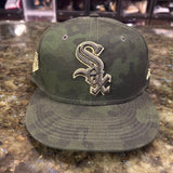 White Sox camo fitted cap