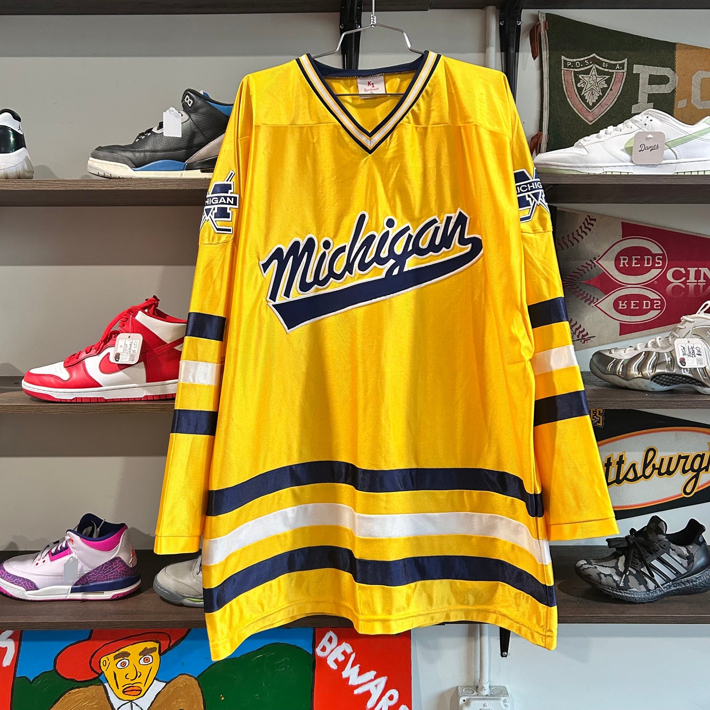 Vintage Michigan hockey jersey