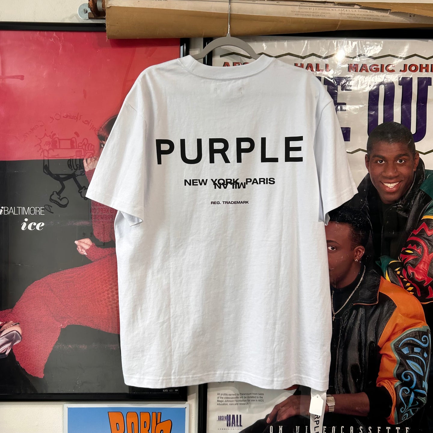 Purple tee ( new )