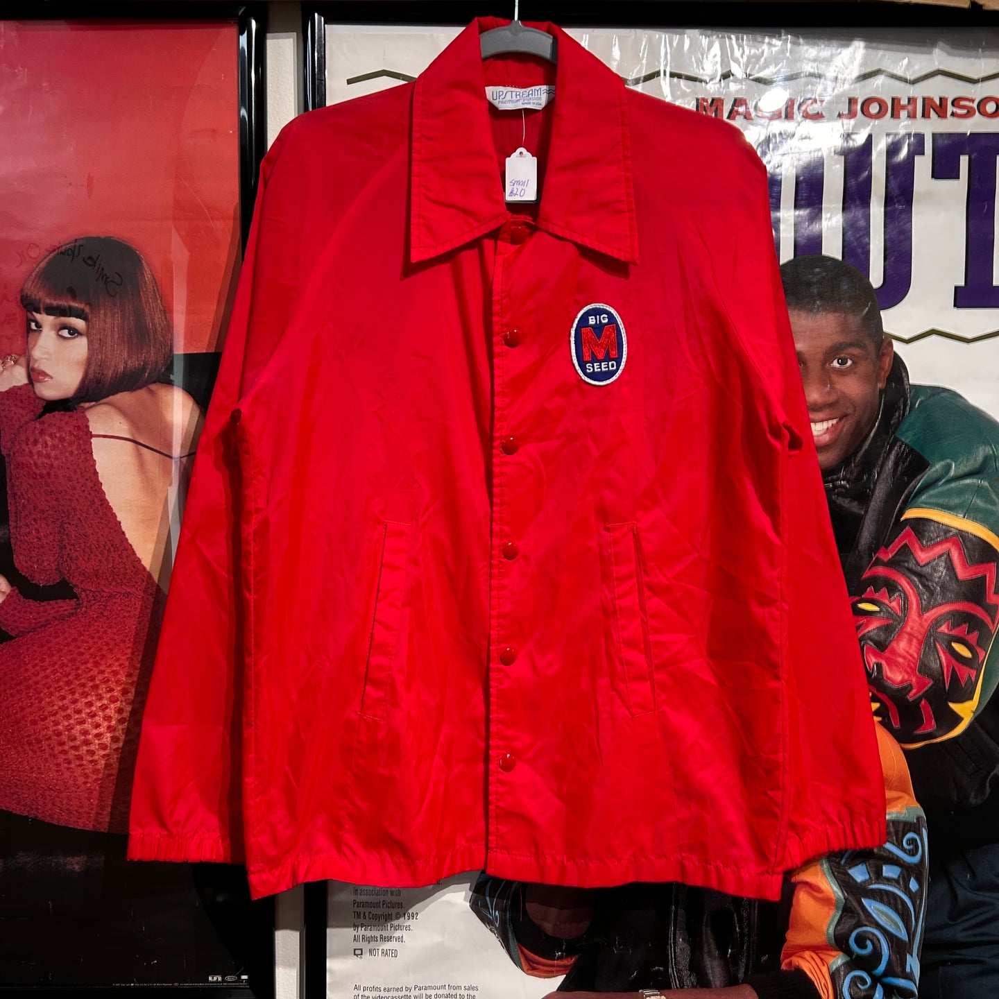 Red lightweight jacket