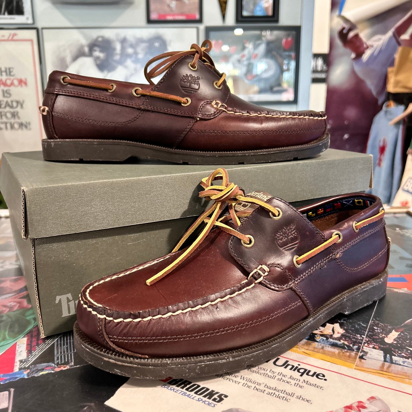 Timberland vibram deck shoes
