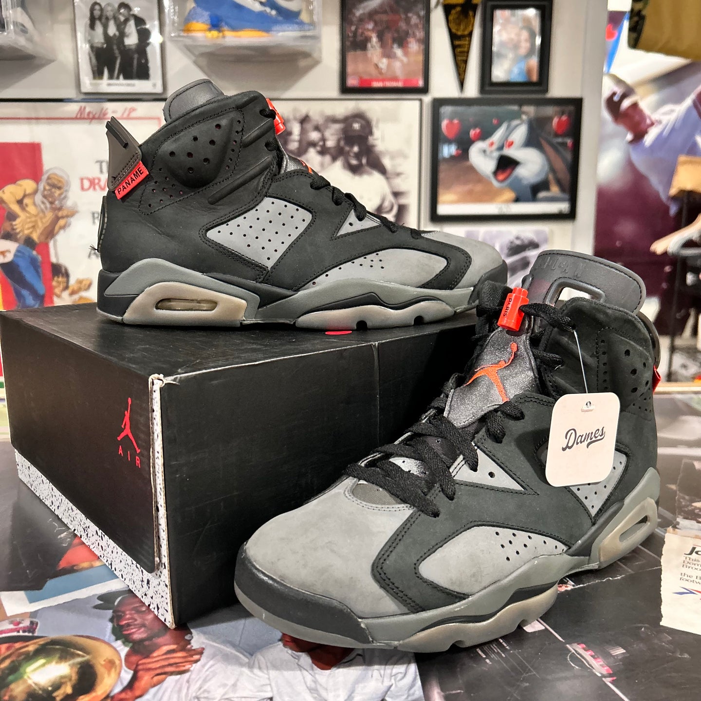 PSG Jordan 6’s