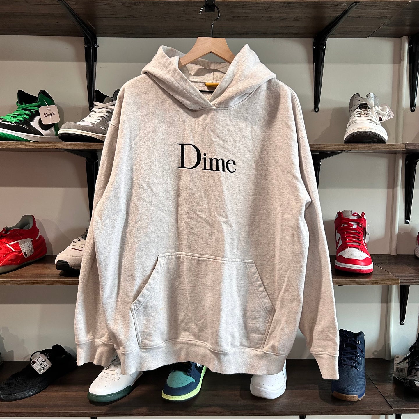 Dime reverse weave hoody