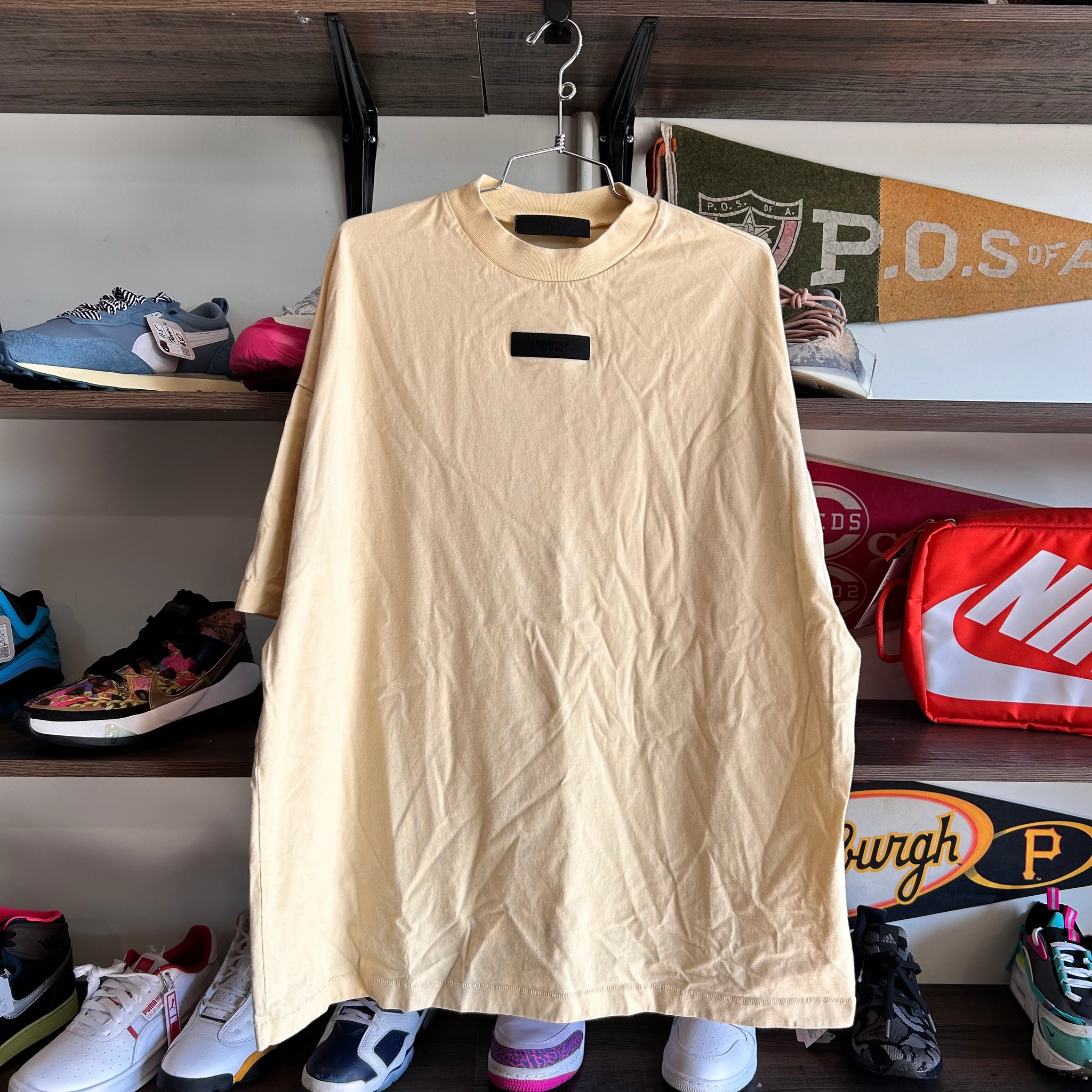 Essentials tee ( there is some staining)