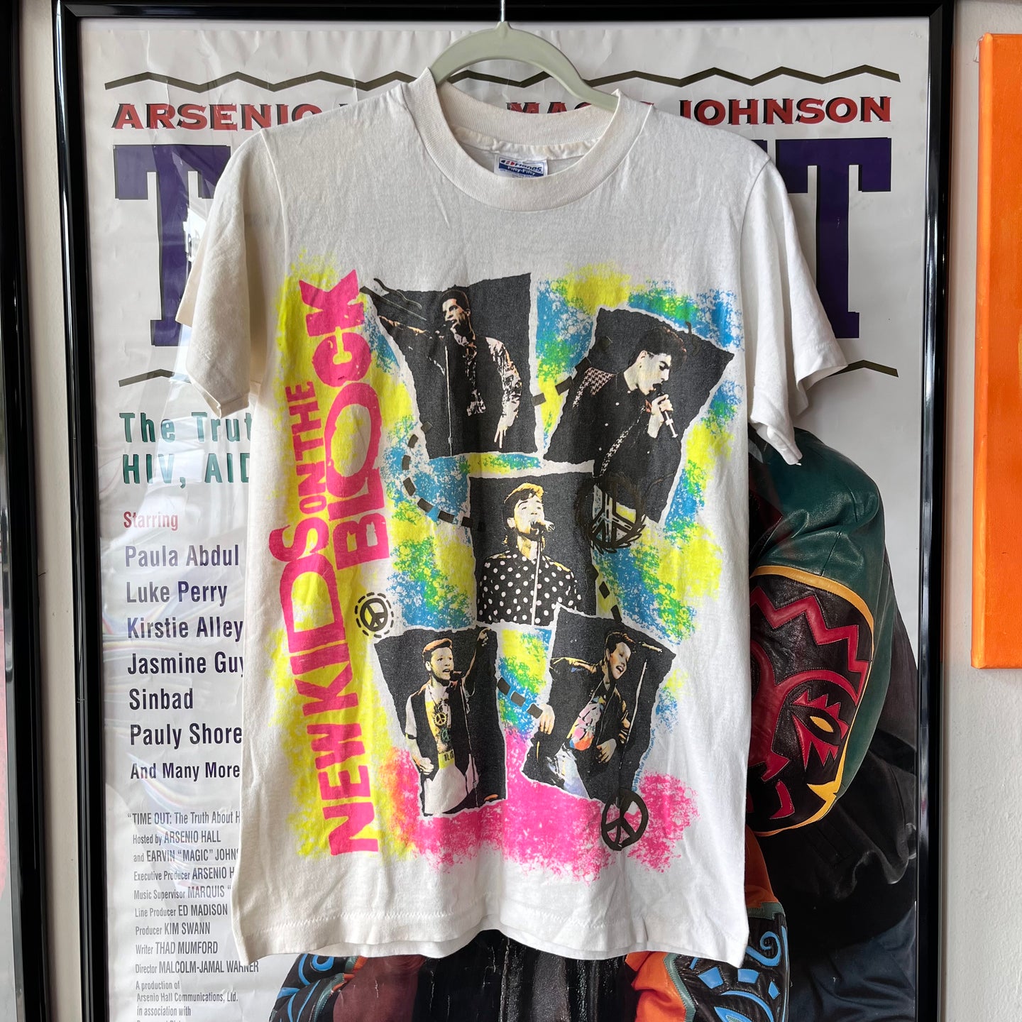 1990s New Kids On The Block Signature T-shirt
