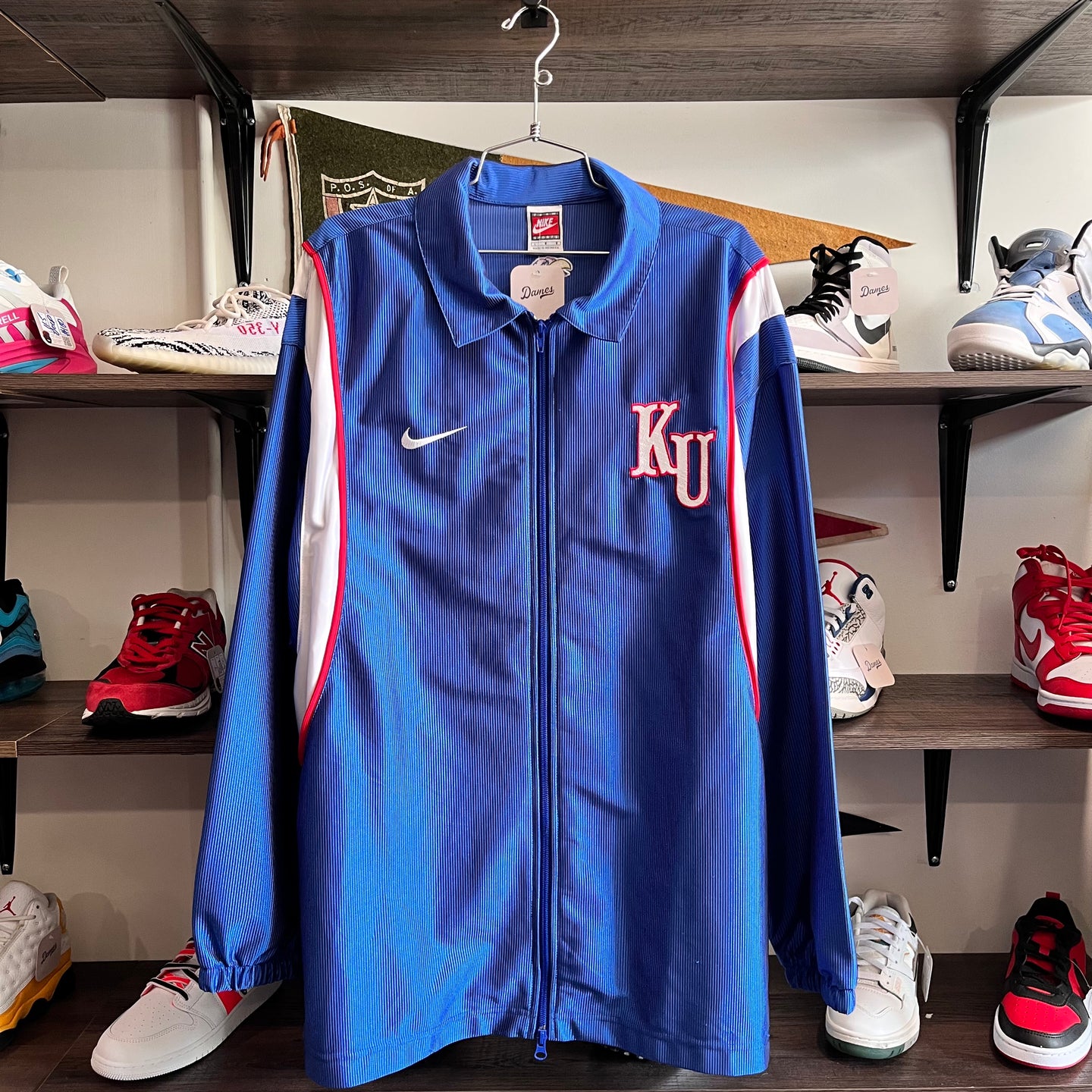 Vintage Nike Team Kansas Jayhawks Warmup Jacket