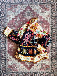 Vintage MFA Boston Heavy Wool Cardigan Sweater