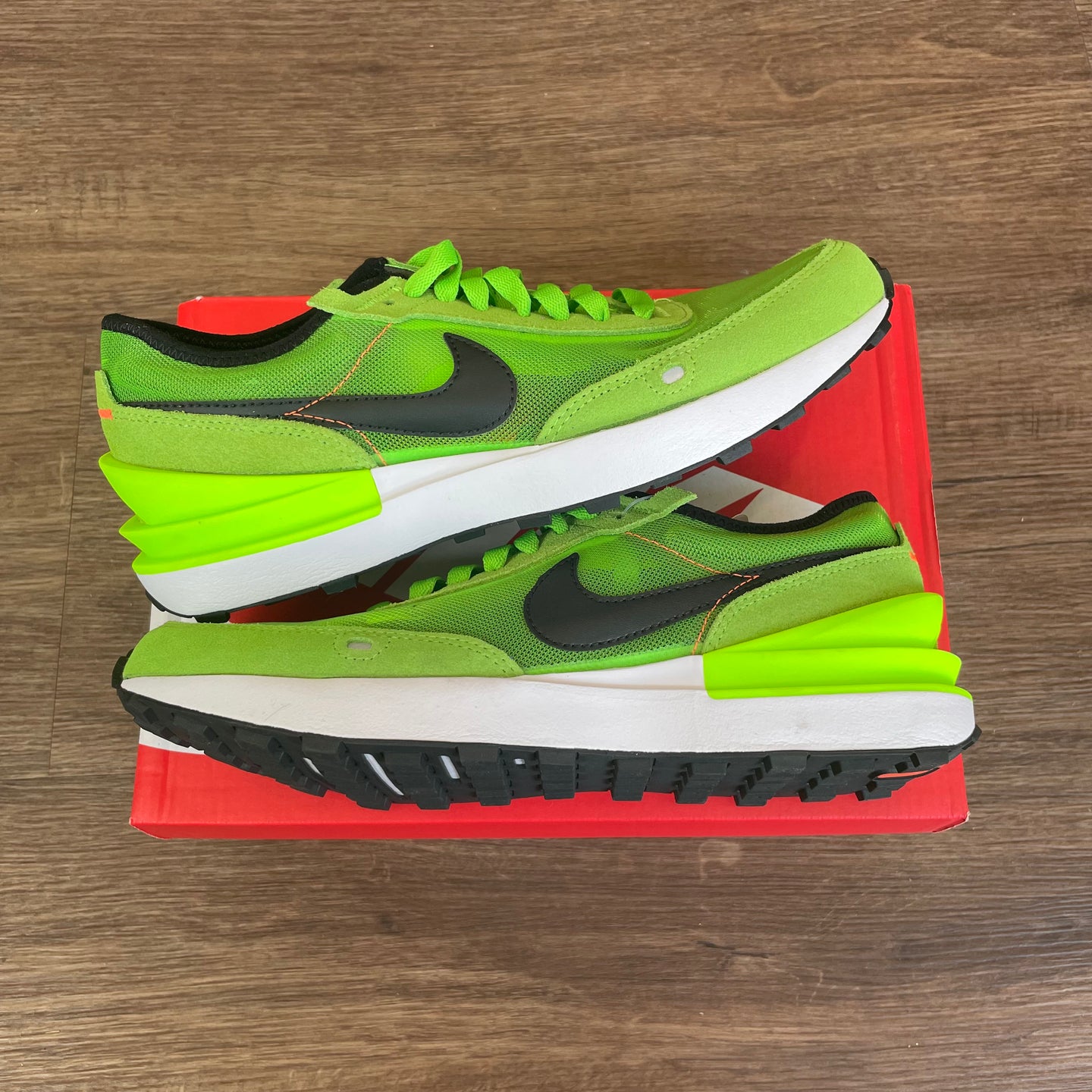 Nike Neon Green Waffle One